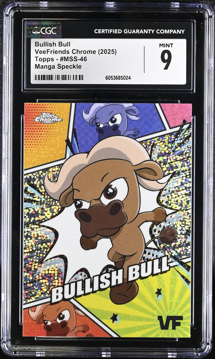 2025 VeeFriends Chrome #MSS-46 Bullish Bull CGC 9