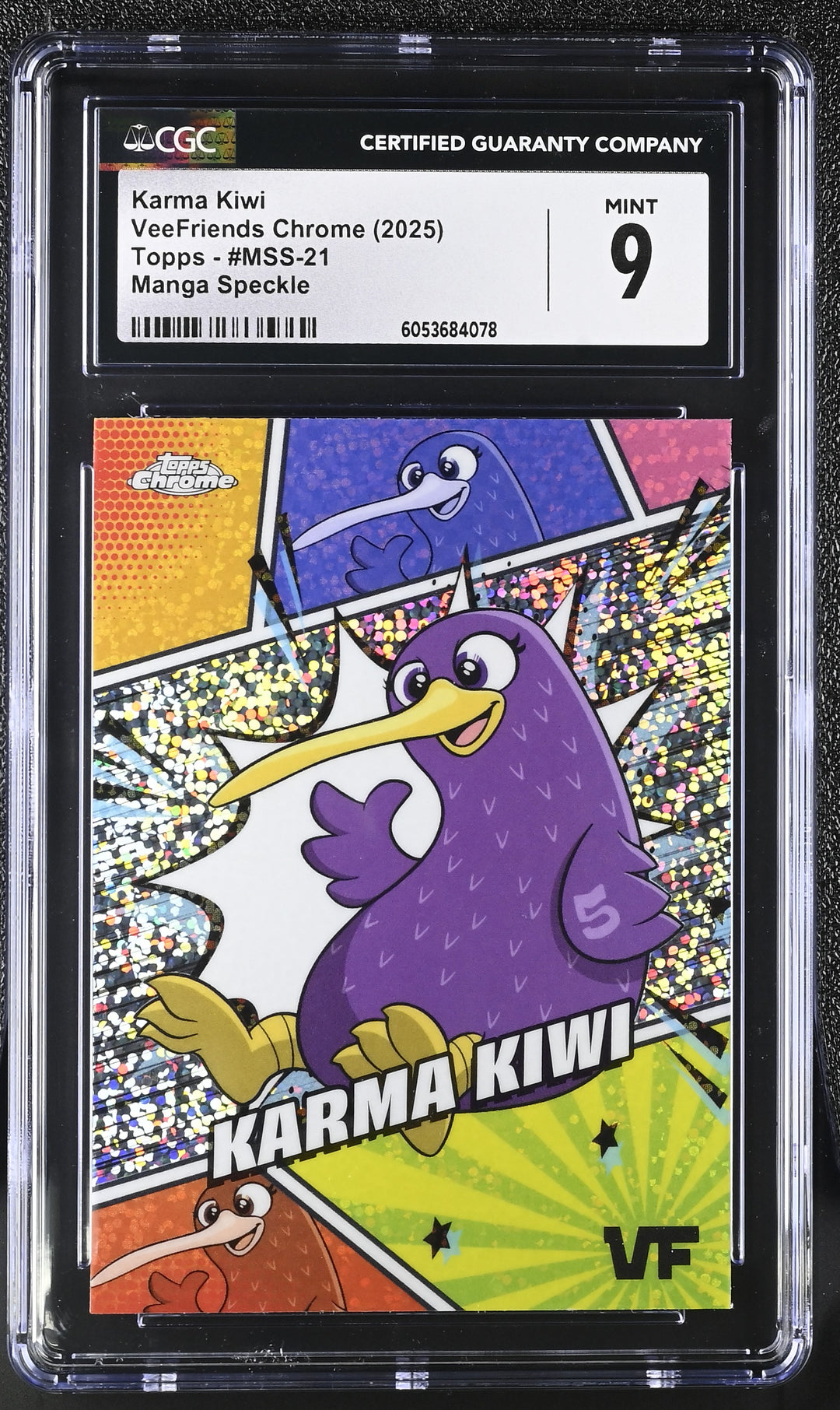 2025 VeeFriends Chrome #MSS-21 Karma Kiwi CGC 9