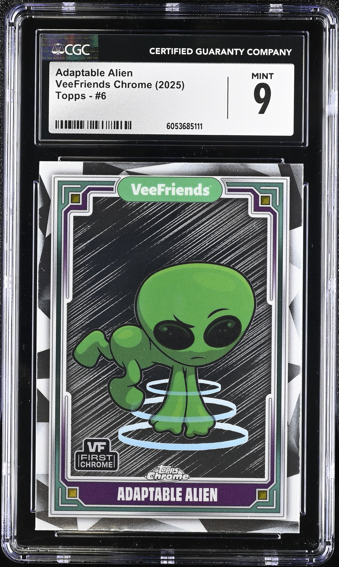 2025 VeeFriends Chrome #6 Adaptable Alien CGC 9