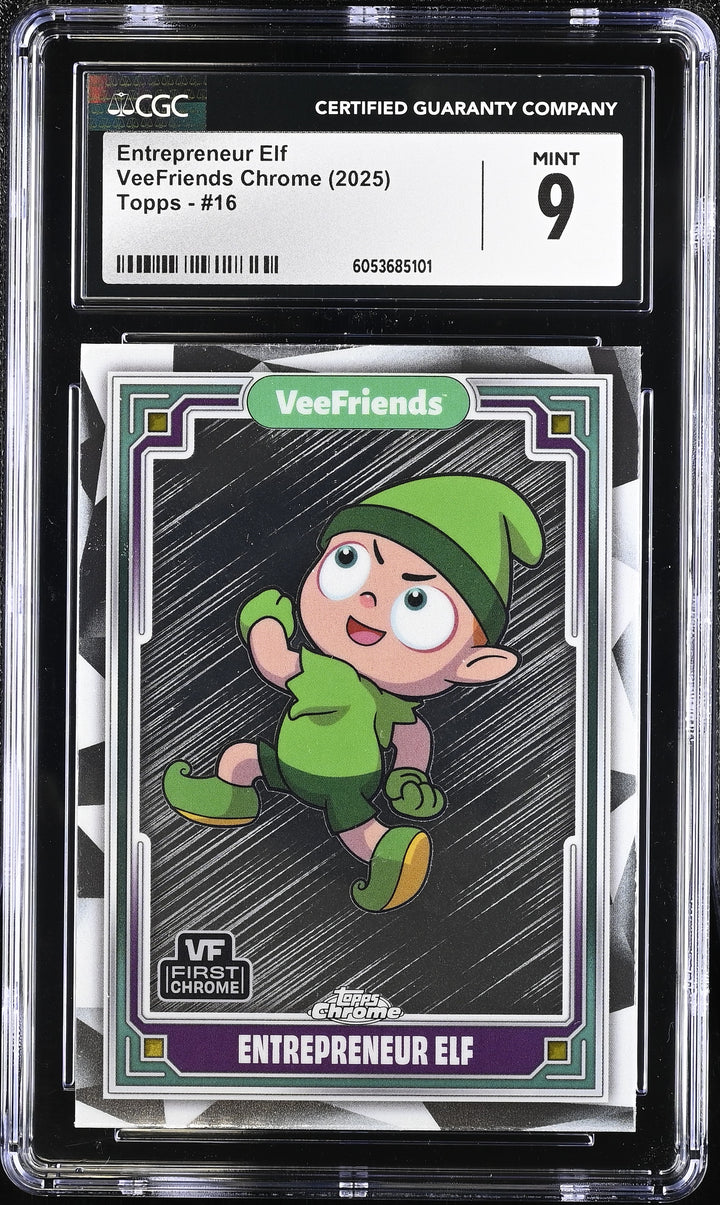 2025 VeeFriends Chrome #16 Entrepreneur Elf CGC 9
