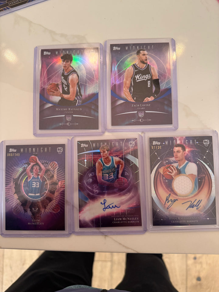 2025 Topps Midnight Card Lot